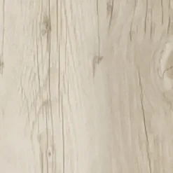 GoodHome Lame PVC clipsable Mambo 124x19 cm décor bois blanc rustique (vendue au carton)