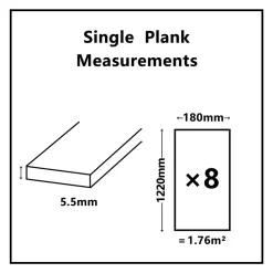 Lame PVC clipsable Mambo plus 18x122 cm décor bois naturel avec sous-couche intégrée (vendue au carton)-GoodHome Discount