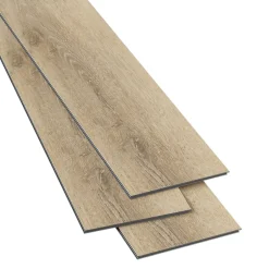 Lame PVC clipsable Mambo plus 18x122 cm décor bois naturel avec sous-couche intégrée (vendue au carton)-GoodHome Discount