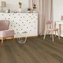 Tarkett Lame PVC clipsable rigide Essentielle - Chêne brun - Finition mate - Paquet de 2,17 m²