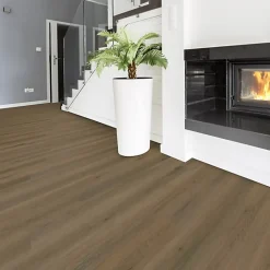 Tarkett Lame PVC clipsable rigide Essentielle - Chêne brun - Finition mate - Paquet de 2,17 m²