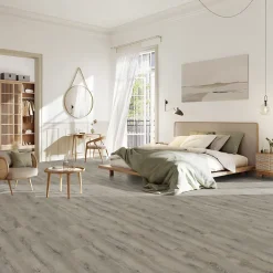 Gerflor Lame PVC clipsable Senso Clic 3 bois grisé 21,2 x 123,9 cm, (vendue au carton)