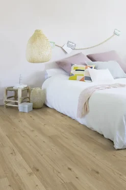 Lame PVC clipsable Senso Clic 3 bois miel 21,2 x 123,9 cm, (vendue au carton)-Gerflor