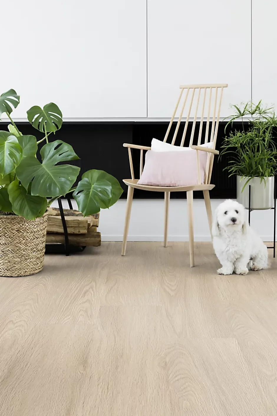 Lame PVC clipsable Senso clic Premium Rigide acoutisque bois clair Country 22,9 x 125 cm, (vendue au carton)-Gerflor Discount