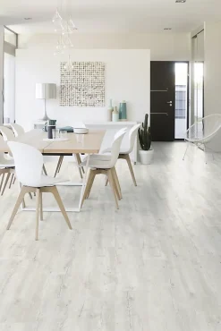 Gerflor Lame PVC clipsable Senso Clic 3 bois blanchi 21,2 x 123,9 cm, (vendue au carton)