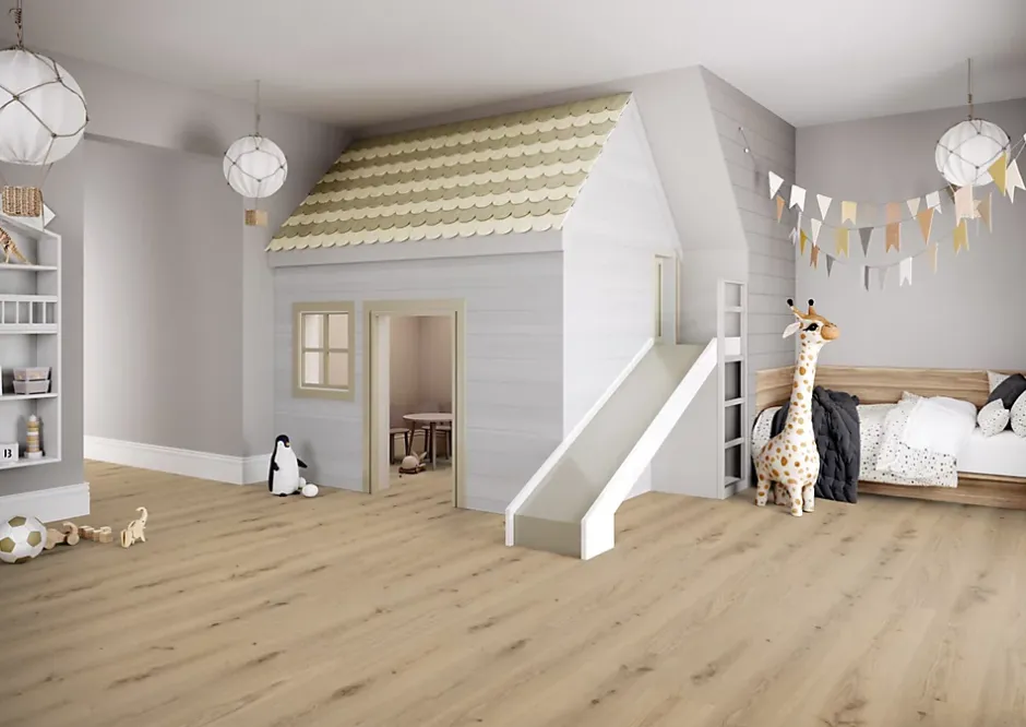 Lame PVC clipsable Ultimate décor chêne naturel 18 x 121 cm-Tarkett Discount