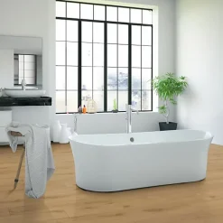 Décoweb Lame sol vinyle rigide Performance - Clic 5G - Parquet Chêne - Paquet de 1,76 m²