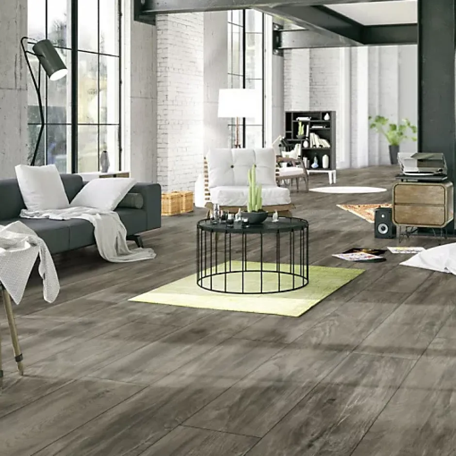 Décoweb Lame sol XXL Stratifié - KronoSwiss V4 Helvetic - Lac de Neuchâtel 5G - Paquet de 1,801 m²