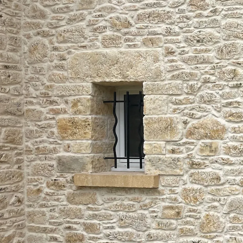 Linteau pierre de parement extérieur Province ton rocaille - 120 cm (à l'unité) --Ro'Ma Nature Hot