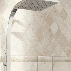 GoodHome Listel beige 2,5x20cm Travertino pierre naturelle