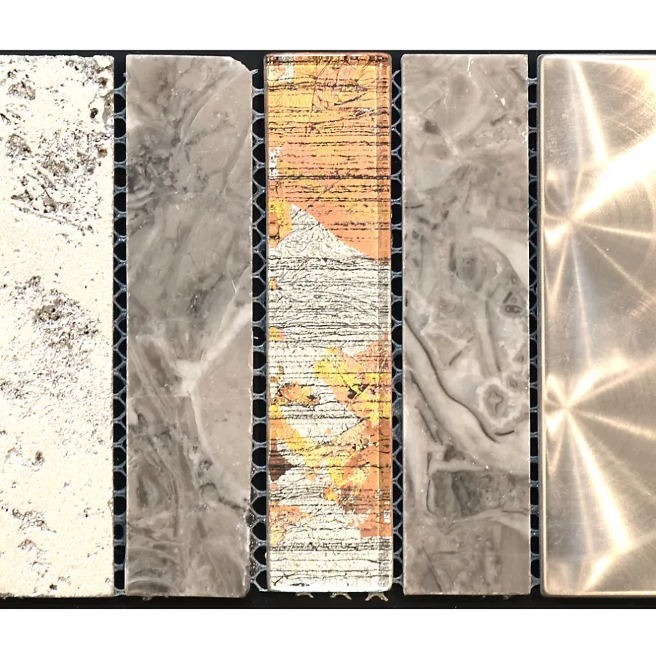 Casa Linéa LISTEL CHARLESTON GREY VERTICAL 1 PIÈCE 10 X 30 CM CASA LINEA