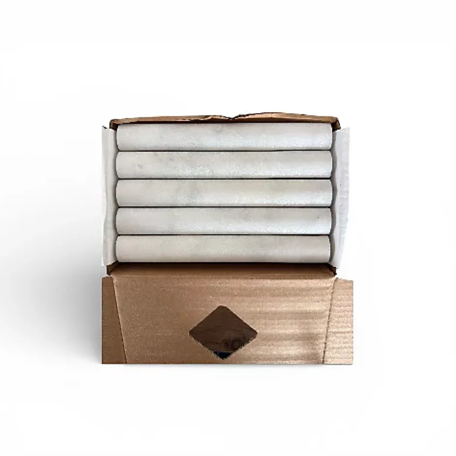 Listel en Marbre Blanc Mugla (Moulure) - 2,5X20X1,6CM-Albedo Pierre New