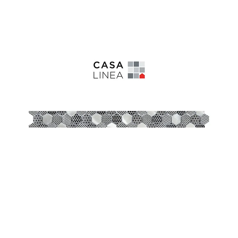 Casa Linéa LISTEL HEXA MOTIF 1 PIÈCE 5,35 x 7,6 x 0,8 CM CASA LINEA