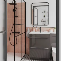 Listel noir 2 x 60 cm Palmi-GoodHome Clearance