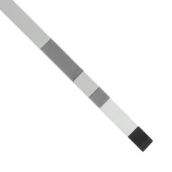 Listel noir brillant 2 x 40 cm Salerna GoodHome- Clearance