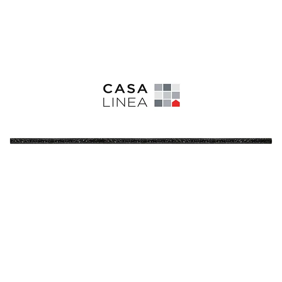 LISTEL PAILLETTE NOIR 1 PIÈCE 1 X 60 CM CASA LINEA-Casa Linéa Online