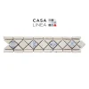 LISTEL RENAISSANCE ROMA TRAVERTIN BLUE 1 PIÈCE 6 X 28,5 CM CASA LINEA-Casa Linéa Sale