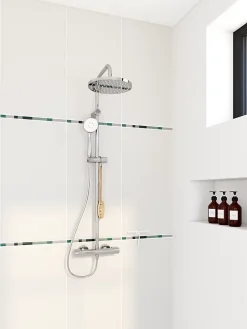 Listel Salerna vert 2 x 40 cm grés cérame émaillé- New