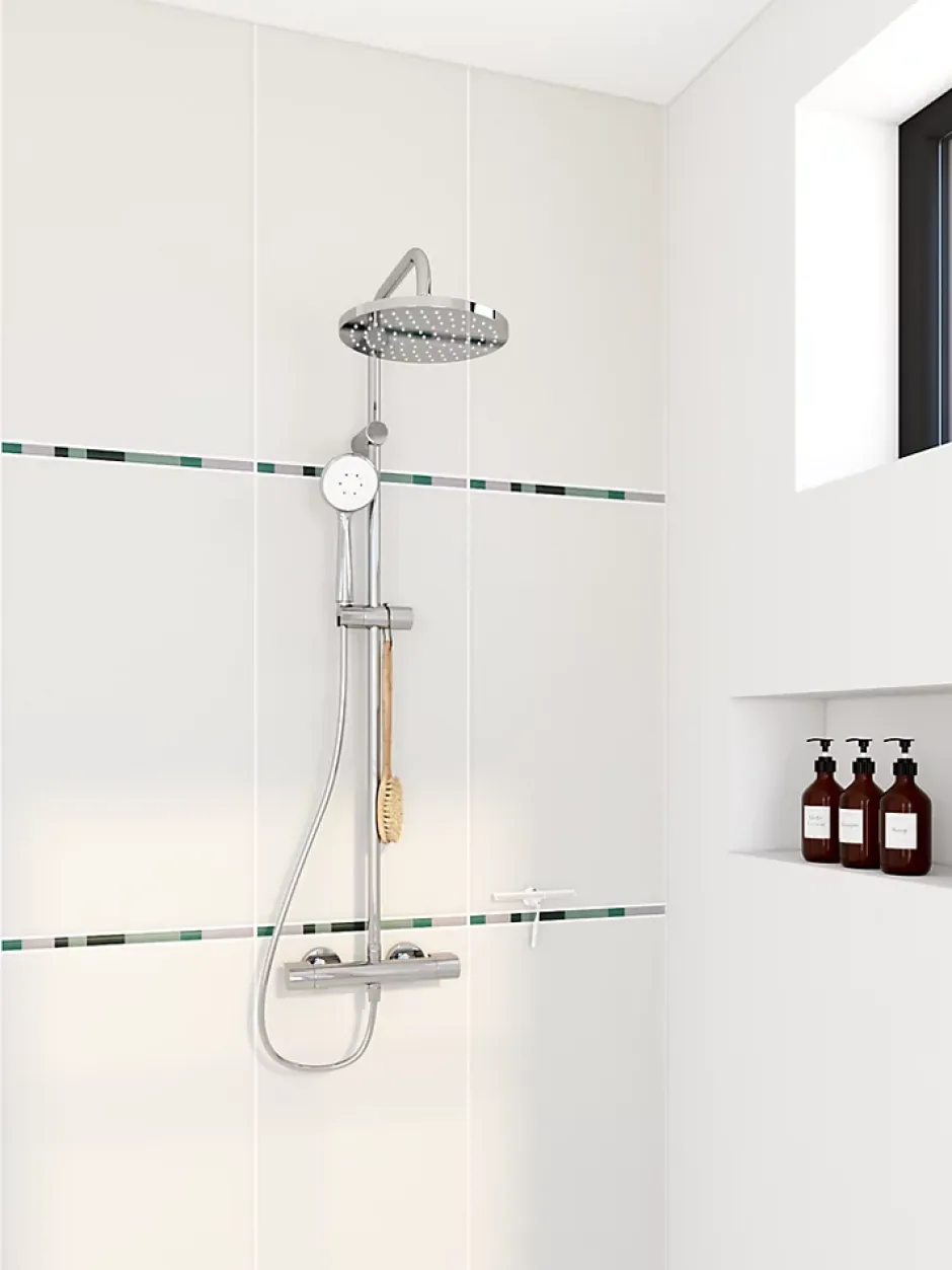 Listel Salerna vert 2 x 40 cm grés cérame émaillé- New