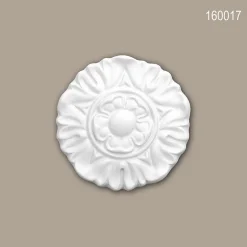 Profhome Élément décoratif 160017 Rosace diametre 9 cm