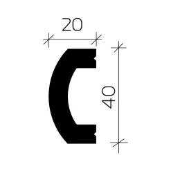 Élément de coin 152815 Élément décoratif-Profhome