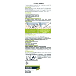 Lot 3 colle parquets Fixation Plinthes 310ml-Bostik Hot