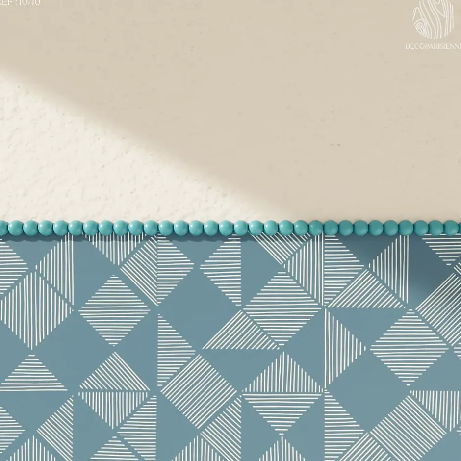 Lot 5 Moulures Décoratives Perle Brut - 100 x 1 cm - Bois de hêtre massif - Style Parisien - A peindre-Decoparisienne New