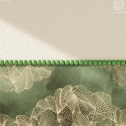 Decoparisienne Lot 5 Moulures Décoratives Perle Brut - 100 x 1.2 cm - Bois de hêtre massif - Style Parisien - A peindre