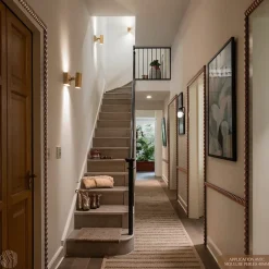 Lot 5 Moulures Décoratives Perle Brut - 100 x 4 cm - Bois de hêtre massif - Style Parisien - A peindre-Decoparisienne Discount