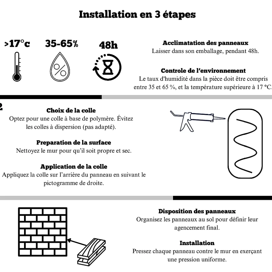 Lot 4 Panneaux Muraux Acoustiques en Bois - 240x60cm - Cerisier Naturel - A Lattes - Panneau Tasseau de Bois Naturel-Quiet Wall Clearance