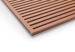 Quiet Wall Lot 2 Panneaux Muraux Acoustiques en Bois - 240x60cm- 3.12 m² - Cerisier Naturel - A Lattes - Panneau Tasseau de Bois