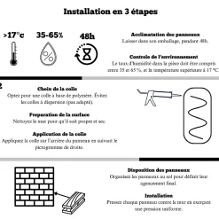 Quiet Wall Lot 2 Panneaux Muraux Acoustiques en Bois - 240x60cm- 3.12 m² - Cerisier Naturel - A Lattes - Panneau Tasseau de Bois