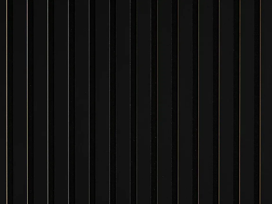 Lot 4 pièces - Panneau Acoustique - Noir Mat - Feutrine Noir - 240x60x1.1cm-Mpdiscount Sale