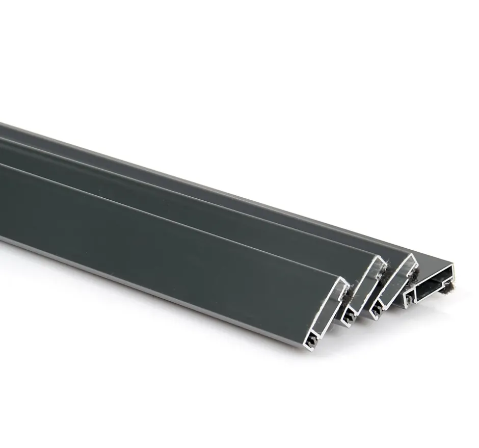 Lot 4 Profils Moustiquaire Cadre recoupable - Longueur 160cm - Alu Gris Anthracite-Avosdim Sale