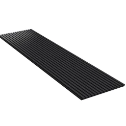 Lot de 2 - 240 x 60 cm - Panneau Tasseaux - Noir Mat - Feutrine Noir-Mpdiscount Hot