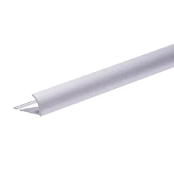 Saniverre Lot de 1 CEZ Quart de rond 8 mm carrelage profilé aluminium Argent