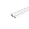 Lot de 10 Chambranles LXVI Prépeint Blanc MDF, L.2,44 m x l.5,8 cm x Ep.18 mm-Wood&Sens