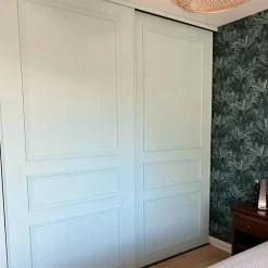 Lot de 10 Chambranles LXVI Prépeint Blanc MDF, L.2,44 m x l.5,8 cm x Ep.18 mm-Wood&Sens