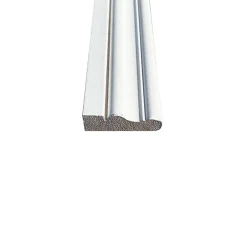 Lot de 10 Chambranles LXVI Prépeint Blanc MDF, L.2,44 m x l.5,8 cm x Ep.18 mm-Wood&Sens