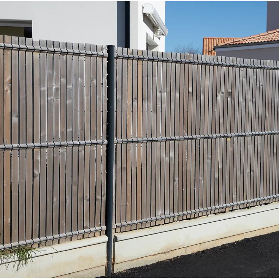 Wood&Sens Lot de 25 Champlats Sapin Traité marron, L.2,50 m x l.3,75 cm x Ep.7,3 mm