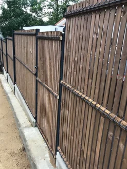 Wood&Sens Lot de 25 Champlats Sapin Traité marron, L.2,50 m x l.4,75 cm x Ep.7,3 mm