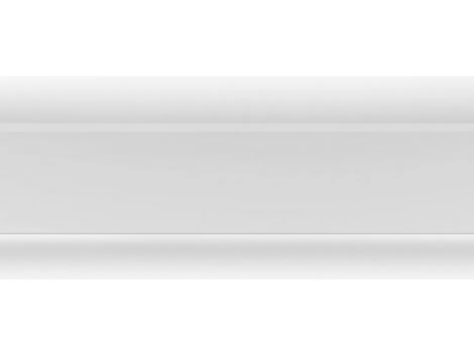 Vente-unique Lot de 3 corniches plafond en polystyrène L290 x l4.6 x H9 cm blanc - DORICA