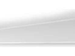 Vente-unique Lot de 3 corniches plafond en polystyrène L290 x l4.6 x H9 cm blanc - DORICA