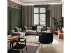 Vente-unique Lot de 3 corniches plafond en polystyrène L290 x l4.6 x H9 cm blanc - DORICA