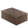 Intec Lot de 6 Dalles de sol Clipsables Marron Taupe 116x76x3cm Polypropylène Revêtement de Sol Modulable 4.61m2