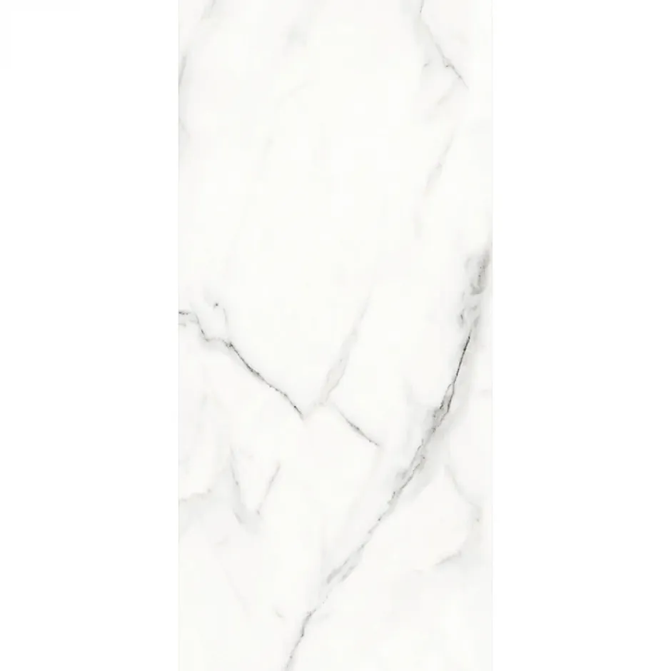 Lot de 4 Dalles Murales Douche SPC/PVC Décor Marbre Blanc brillant - 59,2x118,4cm - 2,8M²-Decoon New