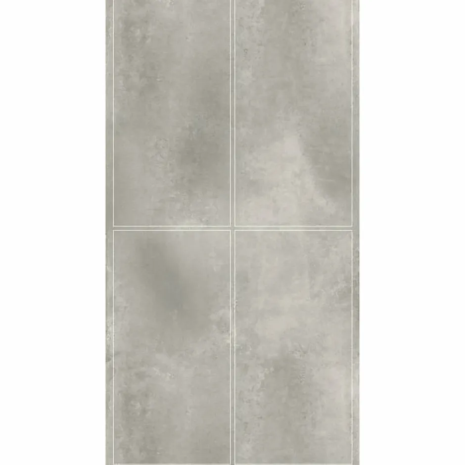 Lot de 4 Dalles Murales Douche SPC/PVC Décor effet Pierre Beige - 59,2x118,4cm - 2,8M²-Decoon New