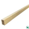 Forestea Lot de 5 lames barre écharpe sapin rabotés 2400 x 70 x 22 mm