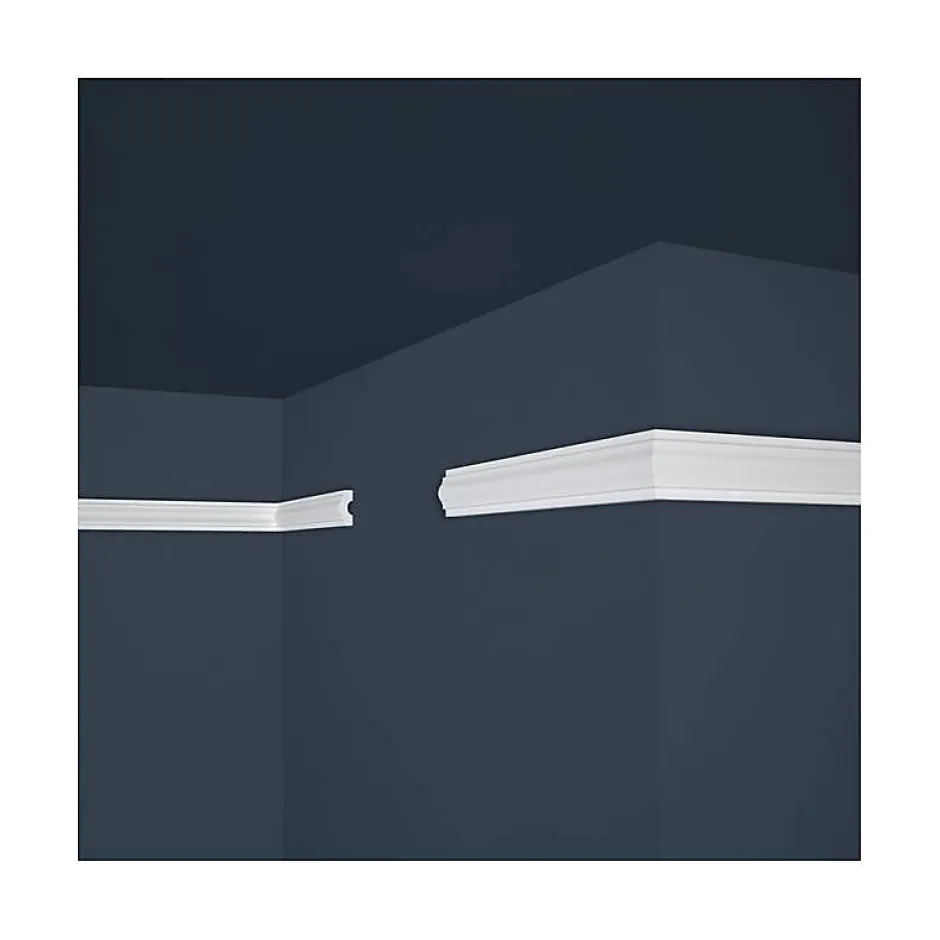 Decoon Lot de 25 (50ml) Cimaises décoratives - Arrondi - 200x1,8x3,8 cm