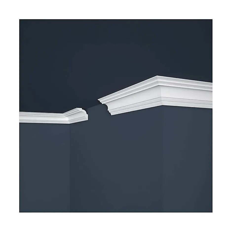 Decoon Lot de 20 (40ml) Corniches de Plafond décoratives - Versailles - 200x5x5 cm